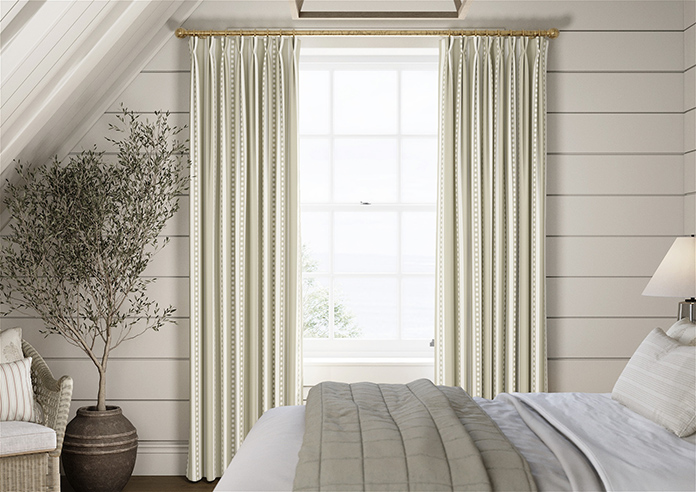 The British Stripe Co. Edgar, Dover No.1 - Made to Measure Curtains - Image 3